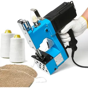 Portable Bag Sewing machine, Heavy Duty Bag Closing Machine For Burlap Bags Sand Bags Come With Thread