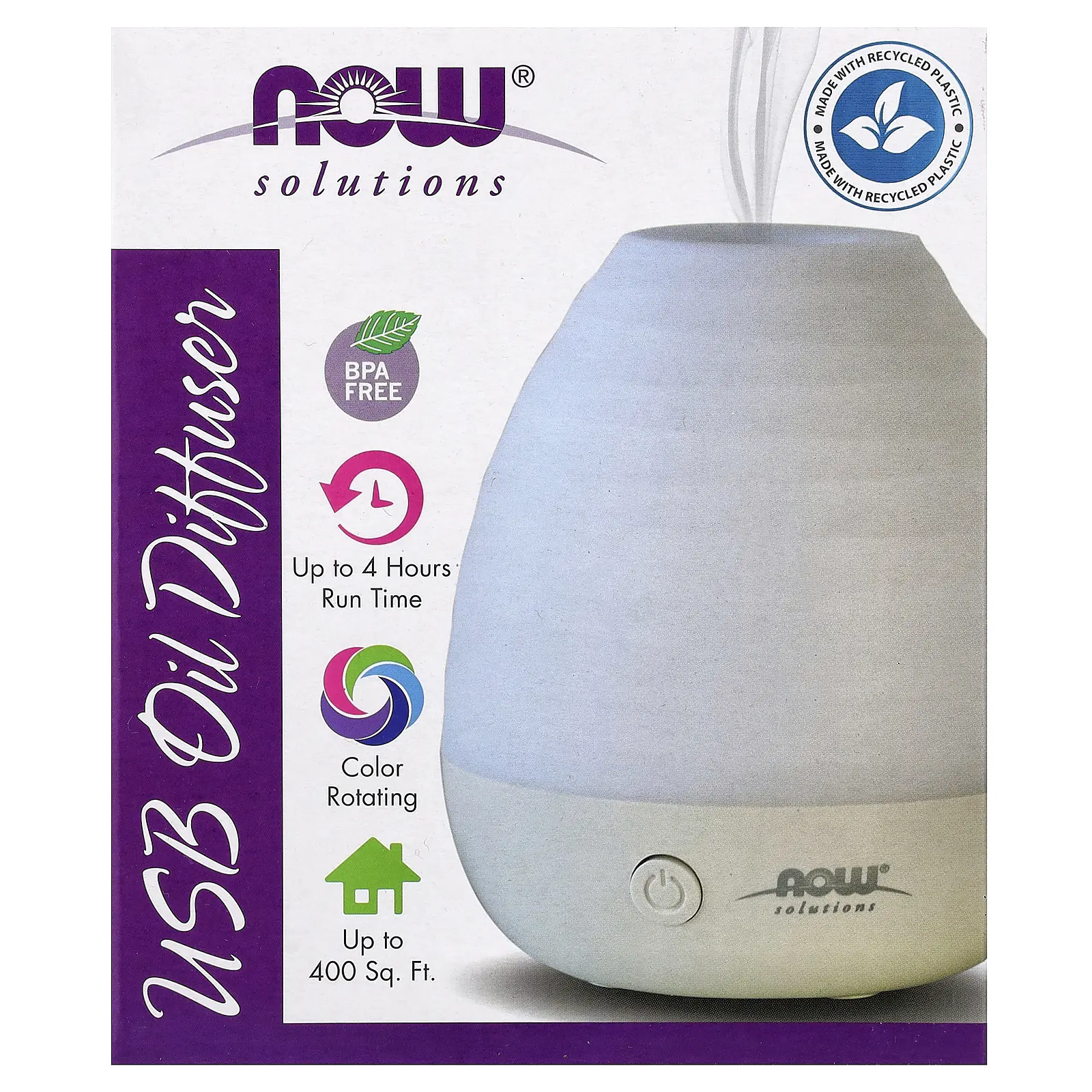 NOW Foods Solutions, USB Oil Diffuser, 1 Diffuser