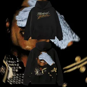 BoostedStyle - Michael Jackson V3 Graphic T‑Shirt, Pop Music Graphic Hoodie, Y2K Hip-Hop tee, Mexico style menswear