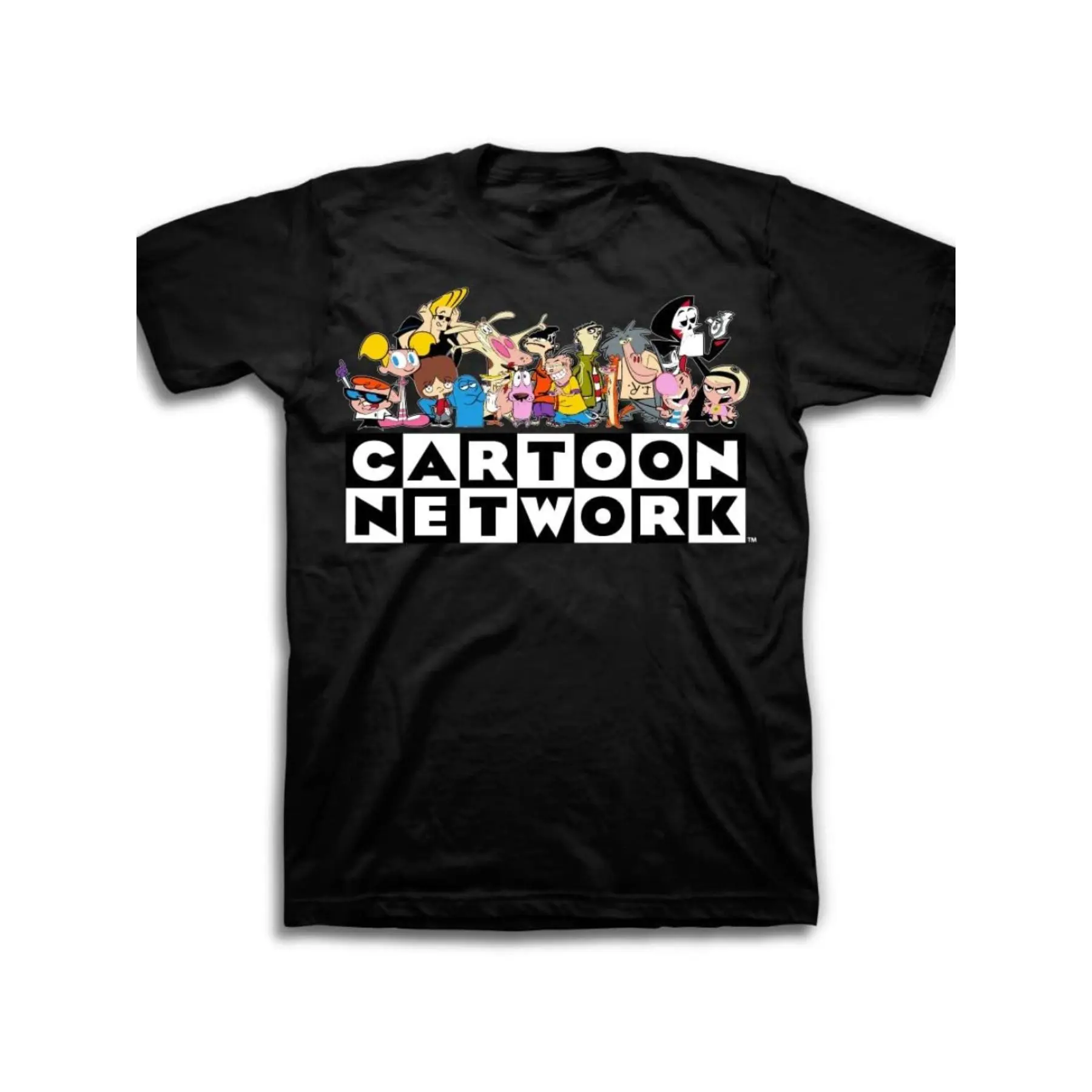 Cartoon Online Men's Retro Shirt-Johnny Bravo, Dexter's Lab, Ed, Ed and T-shirt-Retro Classic T-shirt