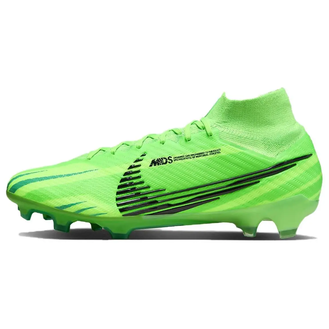Nike Zoom Mercurial Superfly 9 Elite FG Dream Speed Green Strike Breathable Soccer Cleats Men's Stadium Black FJ7186-300