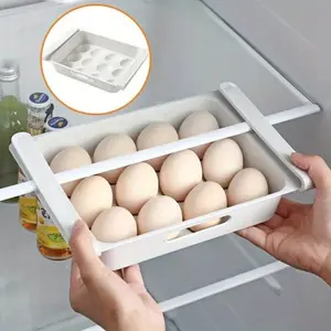 1pcs Refrigerator Drawer Type Egg Fruit Storage Box Kitchen Accessories Organizer Shelf Fridge Storage Shelf