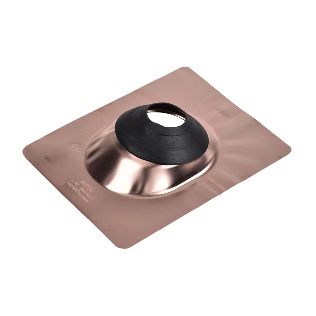 Oatey Rectangular Bronze Copper Roof Flashing for 3-4 in. Pipes, 12 in. Width, 15.5 in. Length, 4 in. Height, 1.38 lbs, Made in the USA, 12 In. X 15.5 In., Height: 4 In.