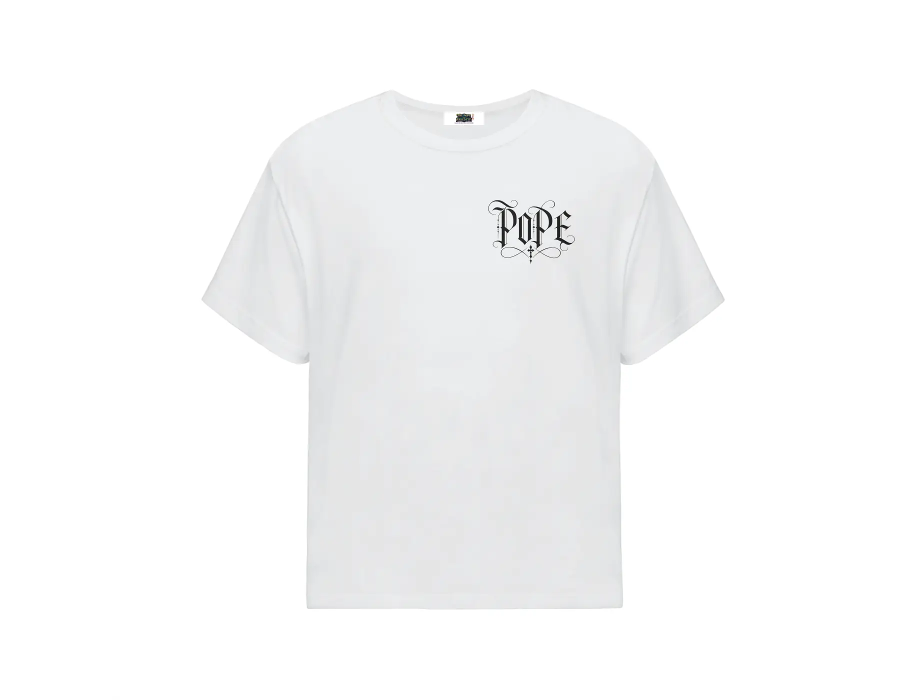 POPE - Streetwear Oversized Cotton T-Shirt Menswear Tops