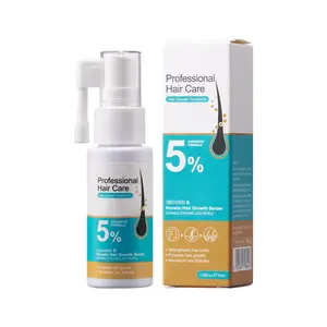 5% Minoxidil Hair Growth Scalp Massage spray bottle,Professional Hair Care Minoxidil