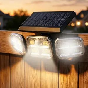 Solar Outdoor Light, 122 LED Bright Bulbs, 270° Wide Angle, 3 Modes, Motion Sensor, Solar Flood Light, Garden Wall Lamp, Commercial Lighting, Solar Floodlight