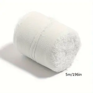 Hand-Torn Chiffon Ribbon 196.85 Inches, Frayed Edge Design, Perfect for Clothing Lace, Project Making, Weddings, Holidays, Anniversaries, Birthdays