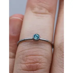 March Birthstone Ring