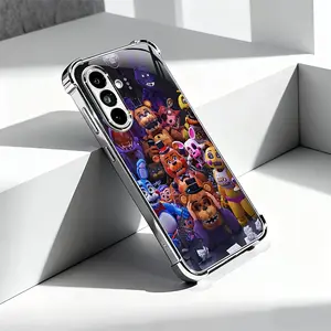 Horror Movies Fnafs Phone Case Suitable for Samsung Galaxy A56 A36 A55 A35 A06 A05 A14 A24 A34 A54 A16 A05S A25 A15 A33 A53 S25 S24 S23 S22 S21 S20 FE Plus Ultra 4G 5G Shatterproof Tempered Glass Back Cover