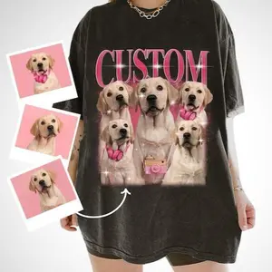 [NEW release] Custom Pet Shirt, Retro Graphic 90s Shirt, Pet Bootleg Shirt, Custom Bootleg Rap Tee Dog, Custom 90S Bootleg Shirt, Personalize Bootleg Tee
