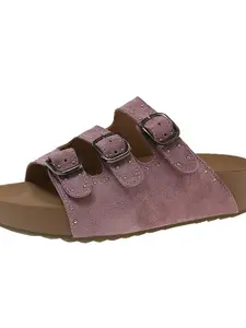 Stylish Rivet Sandals for Women, Perfect Match with Denim Jeans & Mini Skirts, Trendy Summer Footwear, Comfortable Lazy Shoes