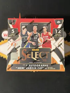 2025 Panini Select WNBA Basketball Hobby Box (3 Autographs or Memorabilia)