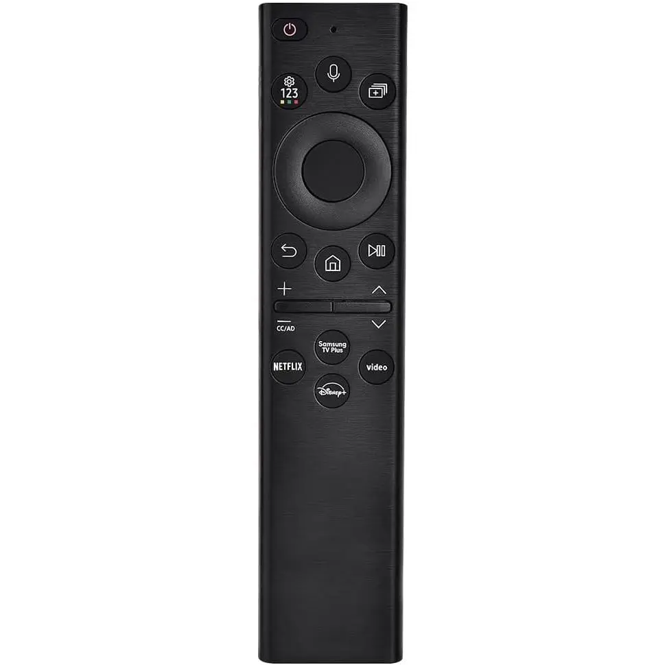 Samsung Smart TV Wireless Replacement Remote Control with Remote Button Function - 2019-2024 Compatibility, Voice Control, No Solar Cell, 2-Year Warranty, TV Accessory, Remote Button Control