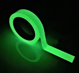 Glow in The Dark Tape - 33 FT X 0.5 Inch Luminous Photoluminescent/Luminescent  Roll Safety Egress Markers Stairs, Walls, Steps, Exit Sign. Glowing Pro Theatre Stage Floor