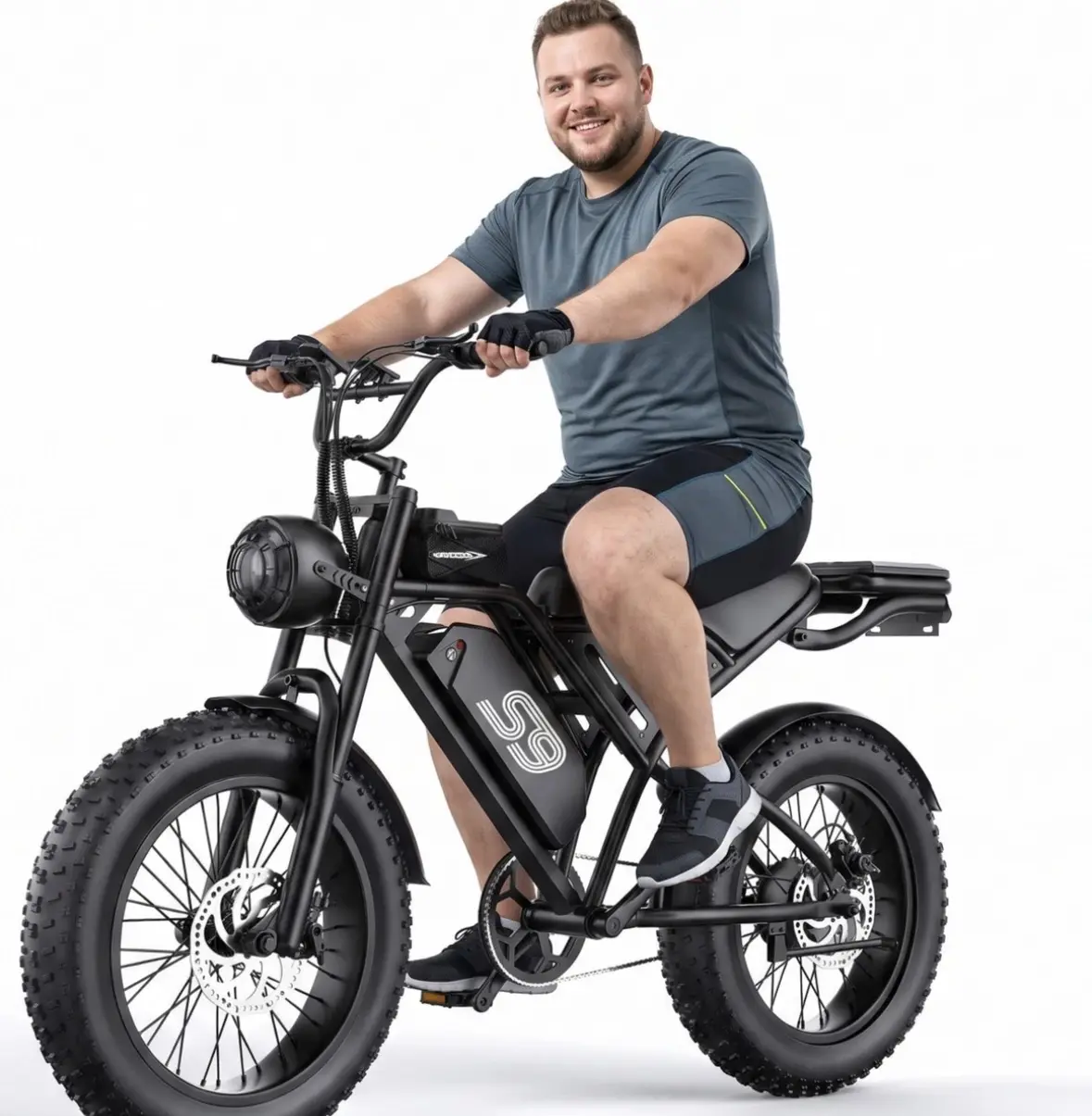 3000W Peak Power Electric Bike for Adults, 35MPH, 75-Mile Range, 48V 20Ah E-Bike