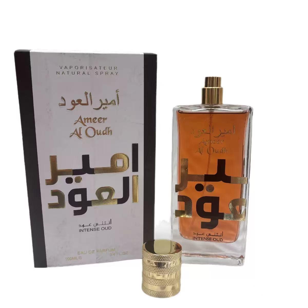 Lattafa Ameer Al Oud Intense Oud for Unisex Eau de Parfum Spray, 3.4 Ounce