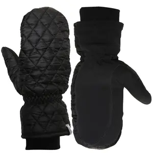 TrailHeads Touchscreen Quilted Running Mittens for Women | Insulated Hand Protection