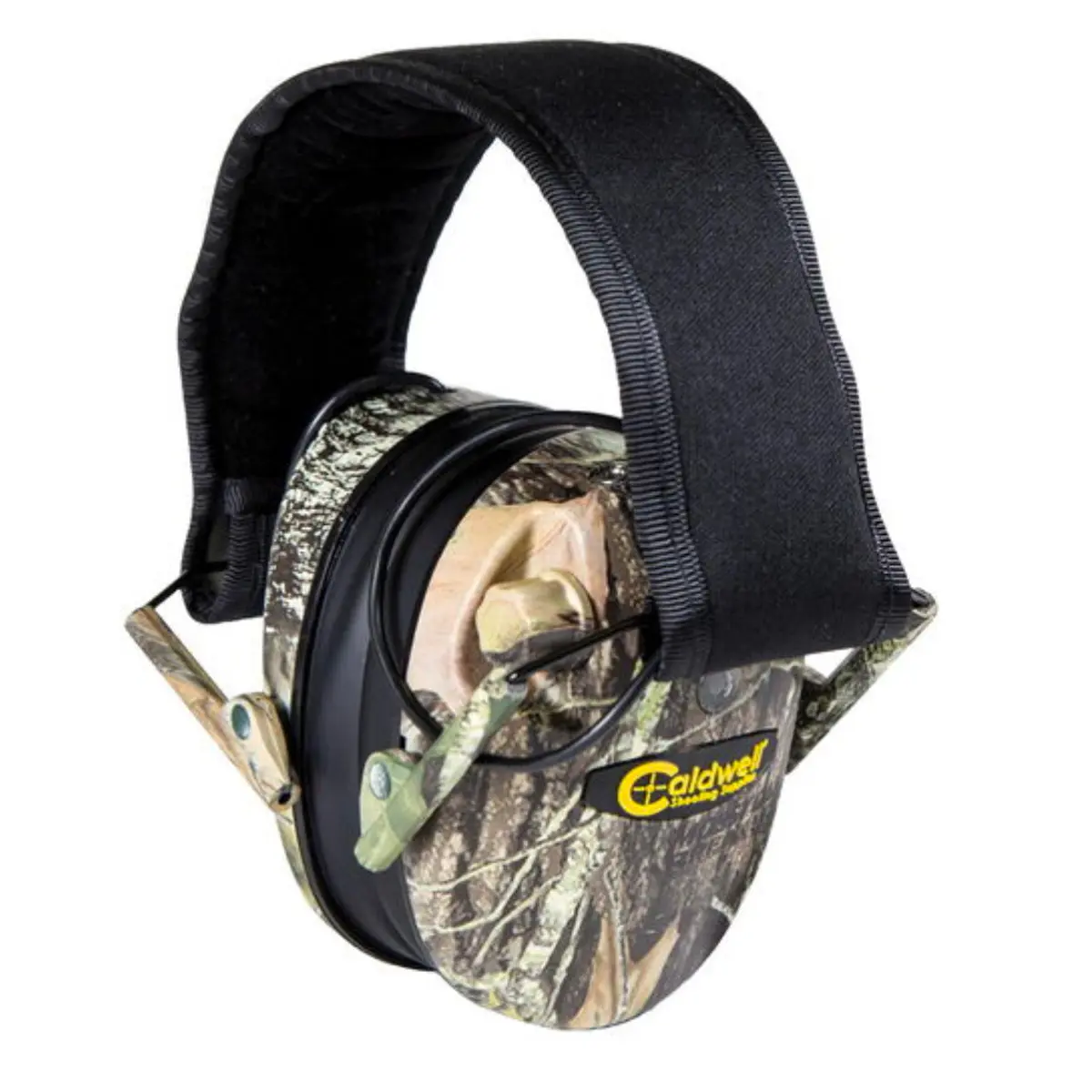 Caldwell E-Max Low Profile Outdoor Electronic Hearing Protection, 23 NRR, Mossy Oak BU