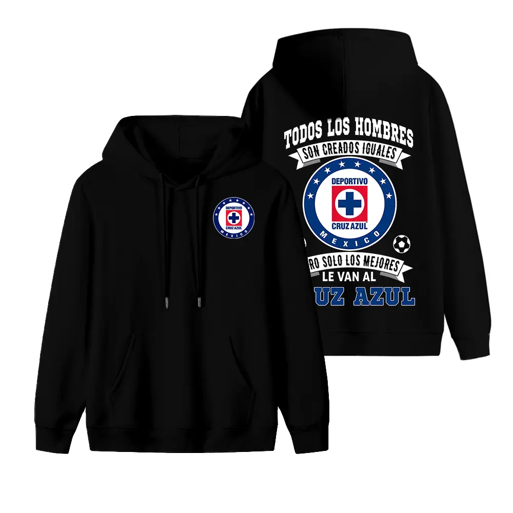 Cruz Azul "La Máquina" Graphic hoodie - Premium Men's hoodie, Casual Streetwear, Oversized Retro Style Short Sleeve Top, Sportswear Gift for Soccer Fans