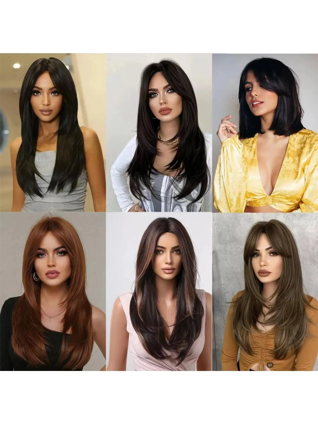 18-Inch Synthetic Hair Topper Clip-In Glueless Base Hairpiece 18 Inch Hair Toppers Synthetic Hair Toppers Hair Pieces  main image 3