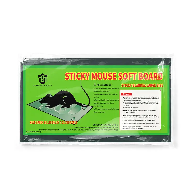 Extra Strong Self-Adhesive Mouse Traps - 16/8/4/2 PCS Glue Boards, Easy-to-Set Rodent-Control Tool for Home Users, Effective Capture for Indoor & Outdoor Mouse Pest Control