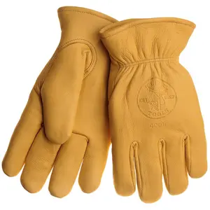 Klein Tools 40016 Cowhide Gloves with Thinsulate, Medium