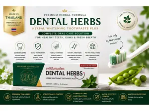 Dental Herbs Herbal Toothpaste for Whitening Teeth & Gum Care – Natural Oral Care with Clove, Licorice, Camphor & Menthol – Helps with Bad Breath, Sensitivity, Plaque & Tartar – Concentrated Formula
