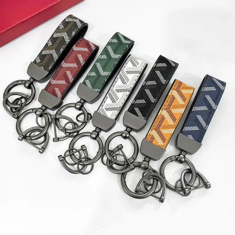 Trendy Vintage Monogram Car Keychain, Luxury Waist Hanging Accessory Men, Multipurpose Decorative Charm Auto Keys, Handbags And Backpacks, Well-Made Surface, Solid Connection Design, Elegant Retro Look And Great Daily Commute A Key Rings For Car Keys