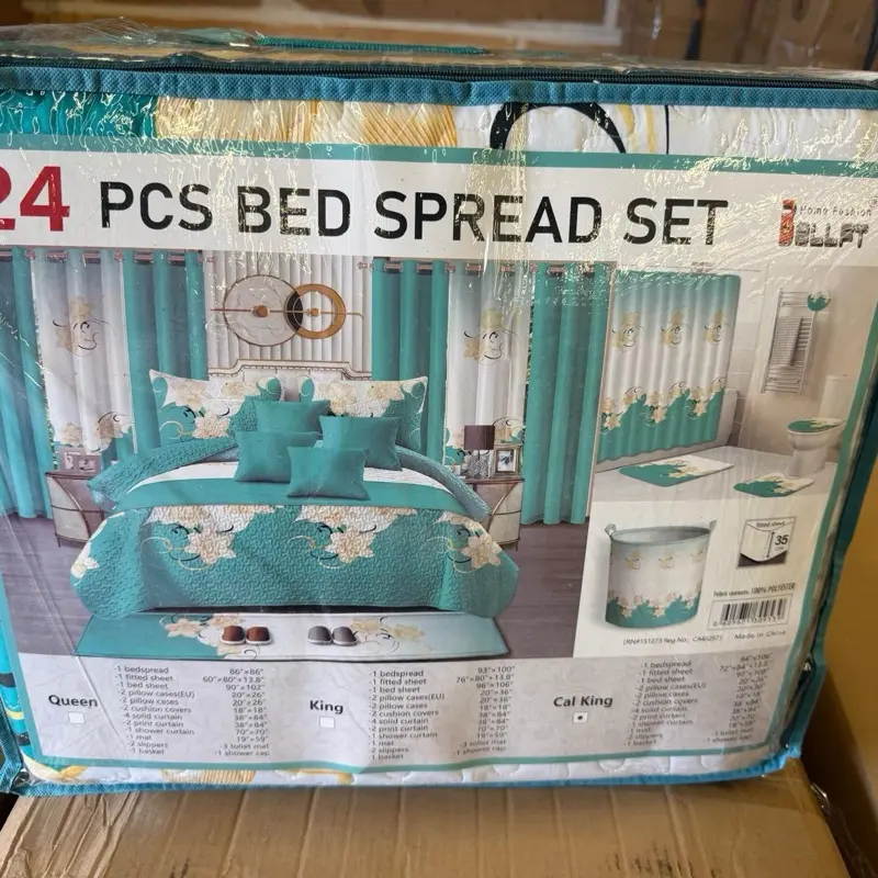 24 pcs BED SPREad  set