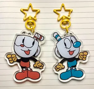 Cuphead Acrylic Keychains, bfb, bfdi, tpot