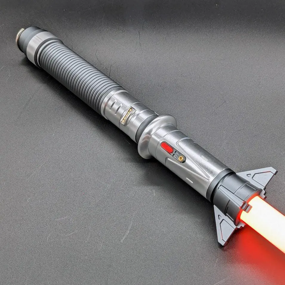 Crimson Dawn Grey Tempest Lightsaber - Custom Metal Hilt Dueling Saber for 15+ Years Old, Electric Toy Accessory for Toys & Hobbies