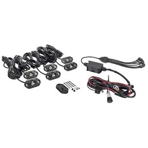 KC C-Series RGB LED Rock Light Kit - 6 PC