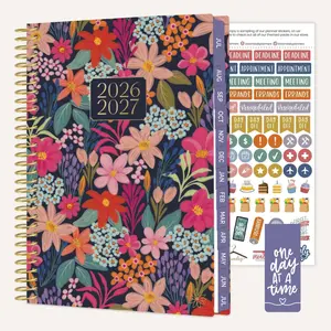2026–27 Soft Cover Planner, 5.5" x 8.25" | Floral Fiesta