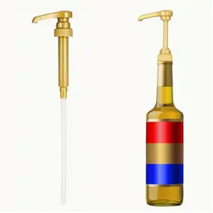 Coffee Syrup Pump Head Dispenser, Press Pump Bottle Milk Cream Pump, Coffee Syrup Press Pump, Kitchen Supplies, 1pc