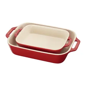STAUB Oven-to-Table Baking Dishes, 2-pc Set, Ceramic