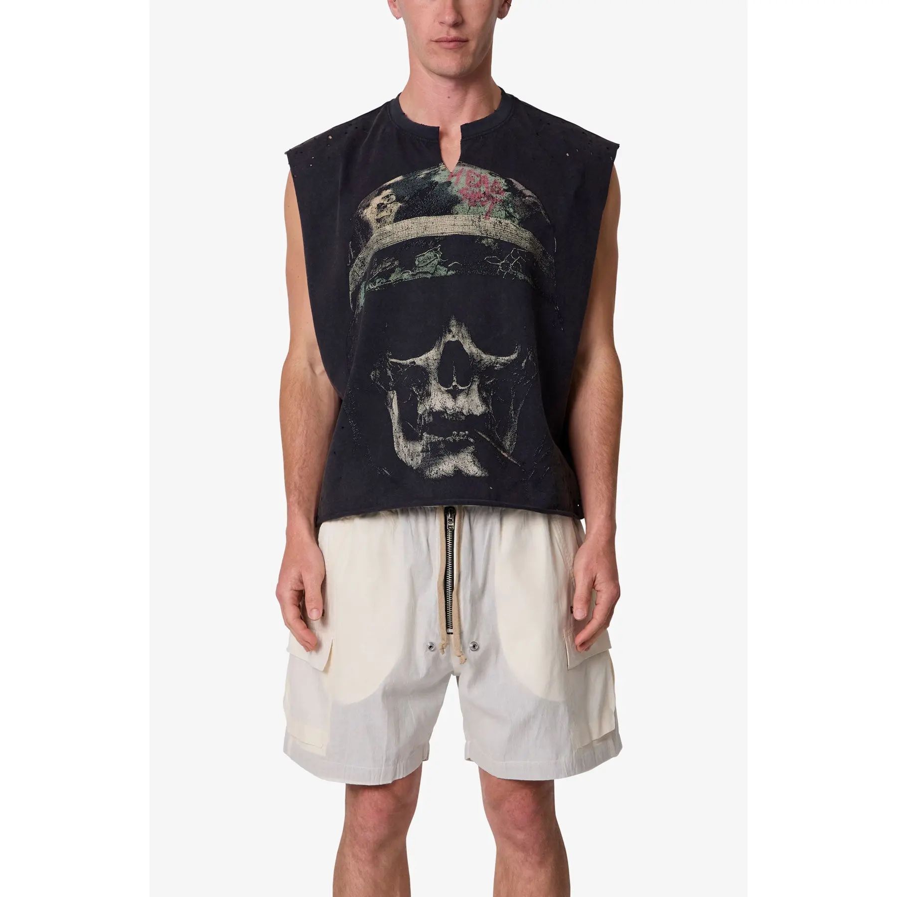 Head Shot Tank - Washed Black