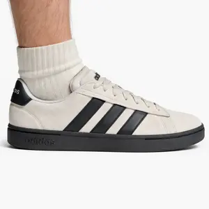 Adidas Men's Grand Court Alpha Sneakers, Black / White, IH1287