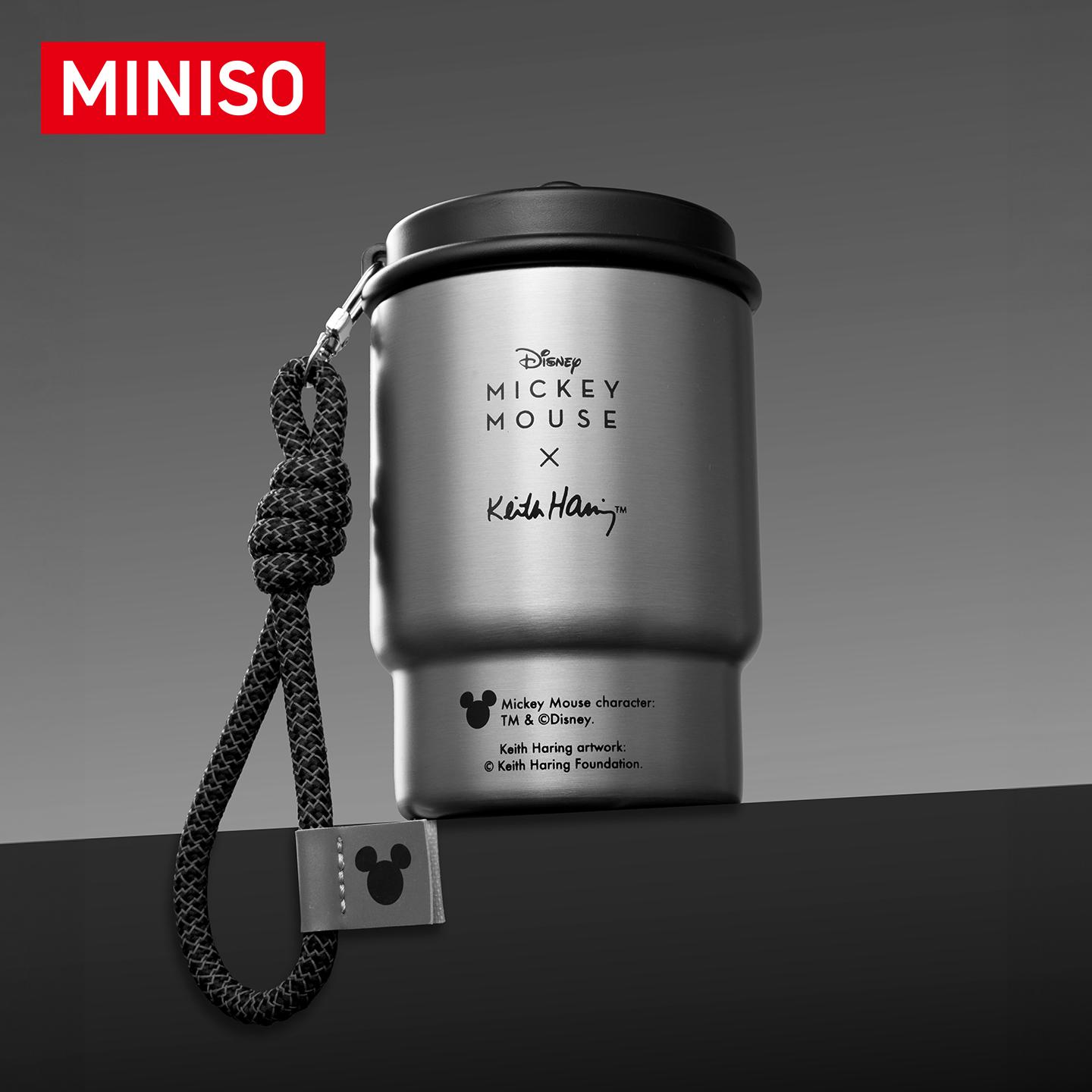 [Back to school]MINISO Disney Mickey Artist Series Stainless Steel Cup 350ml/12 oz | Cute Portable Drinkware for Daily Use | Father's Day gift, Back To School