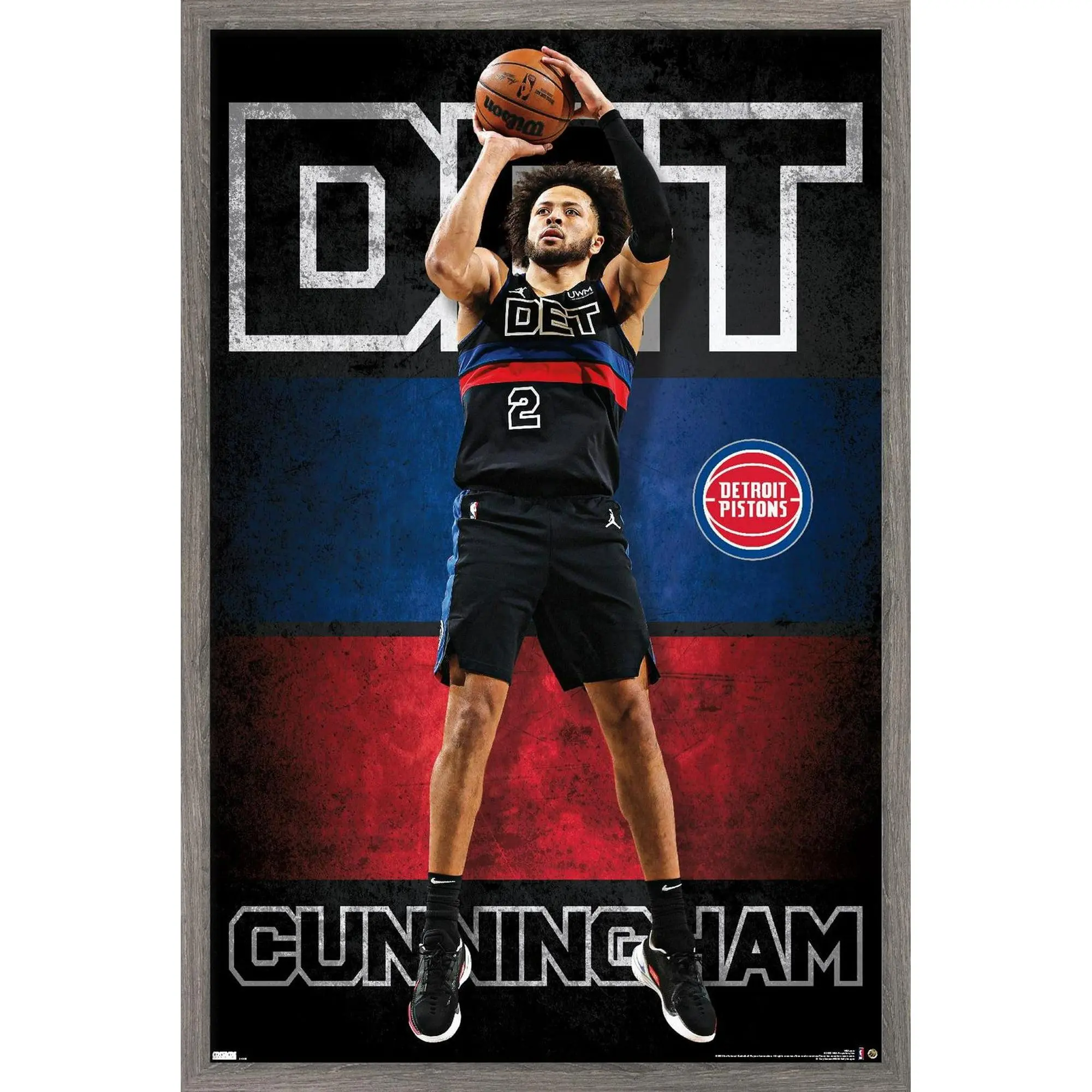 NBA Detroit Pistons - Cade Cunningham 23 Wall Poster