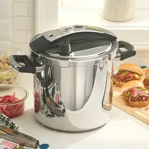 Princess Heritage Stainless Steel CookwareClassic 10-Qt. Easy-Close Pressure Cooker