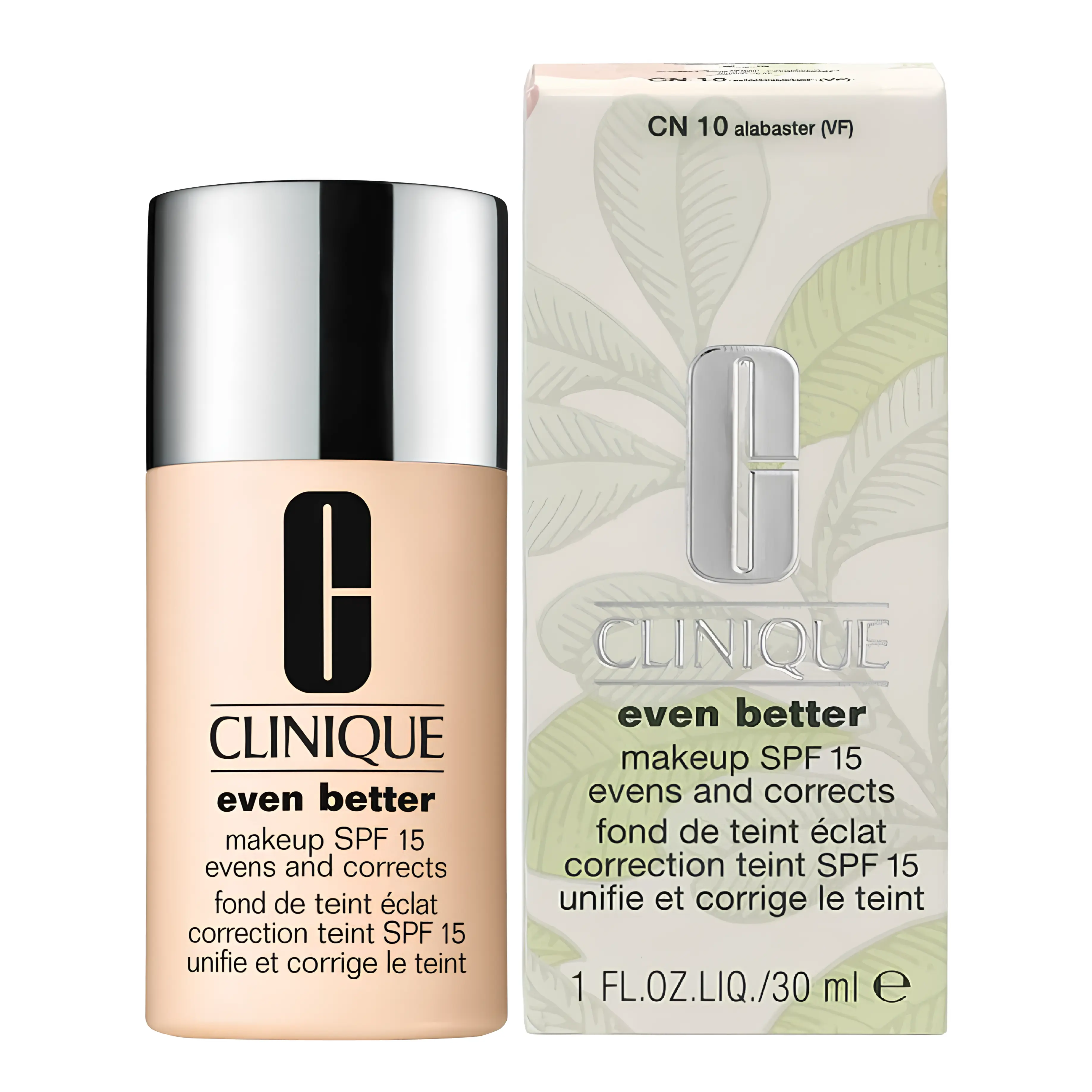 Clinique Even Better Makeup SPF 15 Foundation Evens and Corrects CN 74 Beige (Medium), 1.0 Ounce