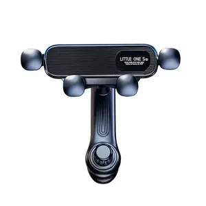Adjustable Magnetic Phone Holder for Car, Shockproof Universal Car Rearview Mirror GPS Bracket, Compatible with 4.7-7 in Smartphones