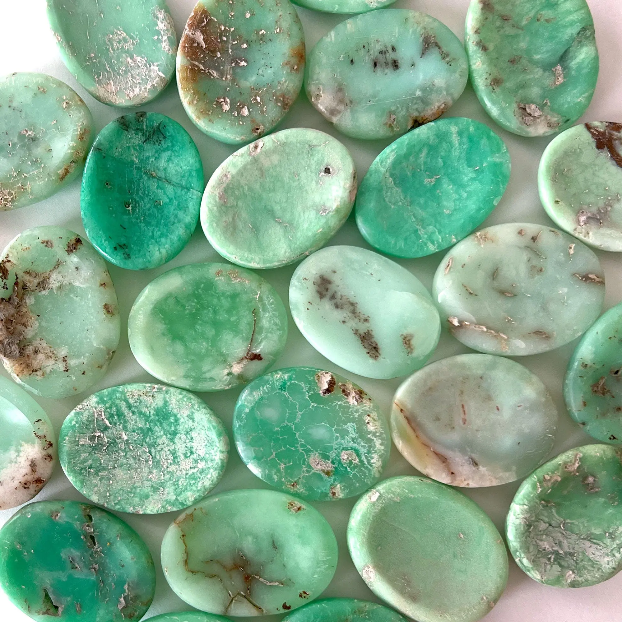 Chrysoprase Worry Stone Chrysoprase Worry Stone