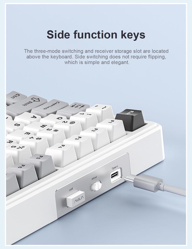 AULA F99 Wireless Mechanical Gaming Keyboard, Numpad Tri-Mode BT5.0/2.4GHz/USB-C Gasket Hot Swappable Custom, Pre-lubed Linear Switches,RGB Backlit Keyboard for PC/Tablet/Xbox/PS5,Office Computer Accessories CreamyKeyboards TikTokShopfalldealsforyou