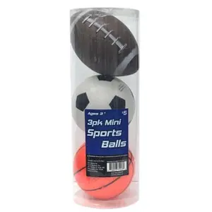 3-Pack Mini Sports Balls for Toy and Hobbies