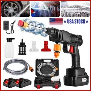 Cordless High Pressure Washer with 2-Hour Runtime – Wash Your Car 4+ Times on a Single Charge | Cost-Effective & Eco-Friendly