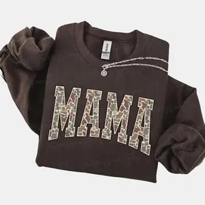 Camouflage Mama Sweatshirt, Mothers Day Gift For Mom, Mom Gifts, Retro Mama Sweater, New Mom Gift, Camo Hunting Mom Sweatshirt S04348
