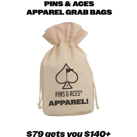 Pins & Aces Golf Co Men's Clothes Bag - Apparel Grab Bag