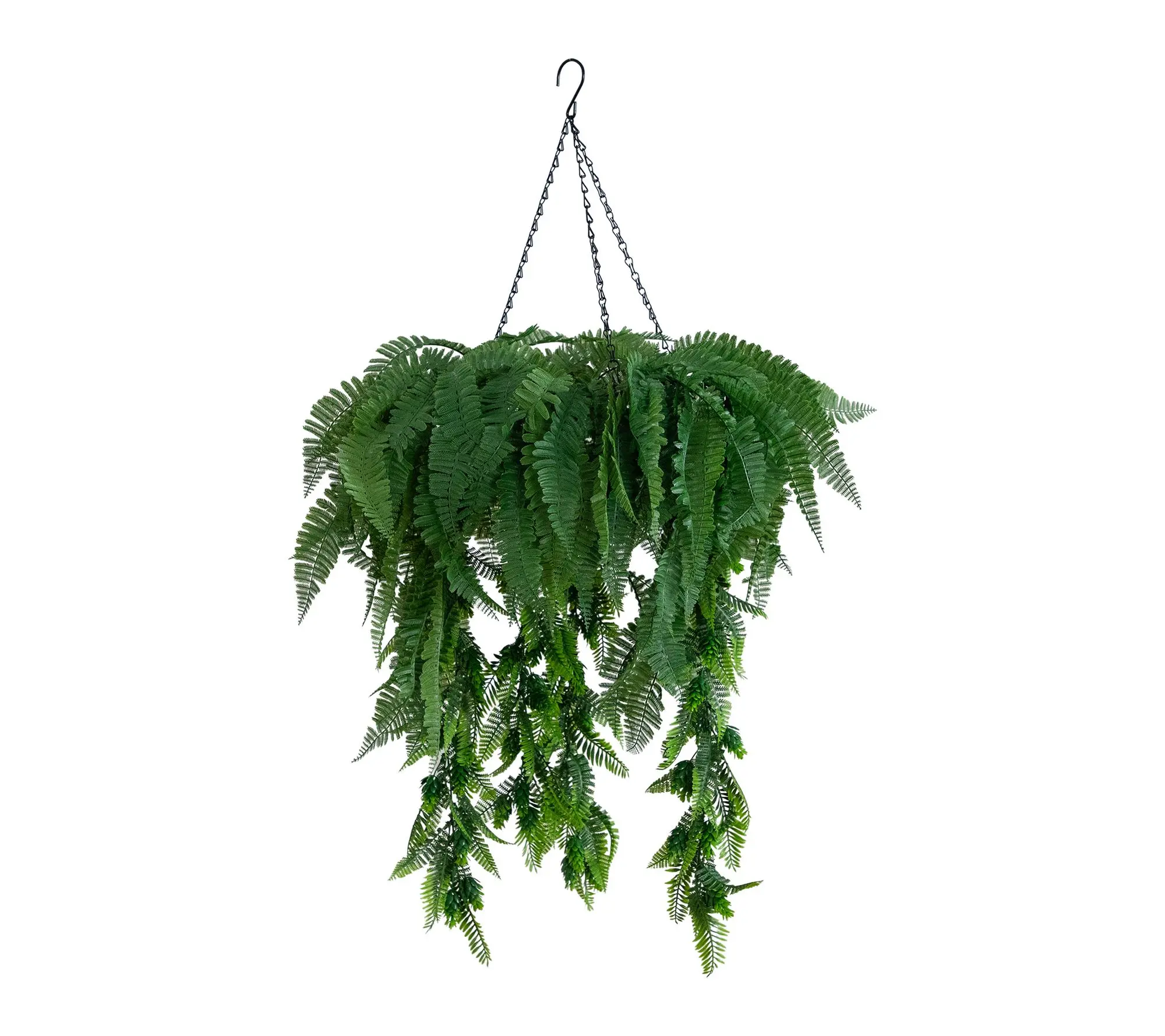 39-in UV Resistant Mixed Ferns Plant by Nearly Natural