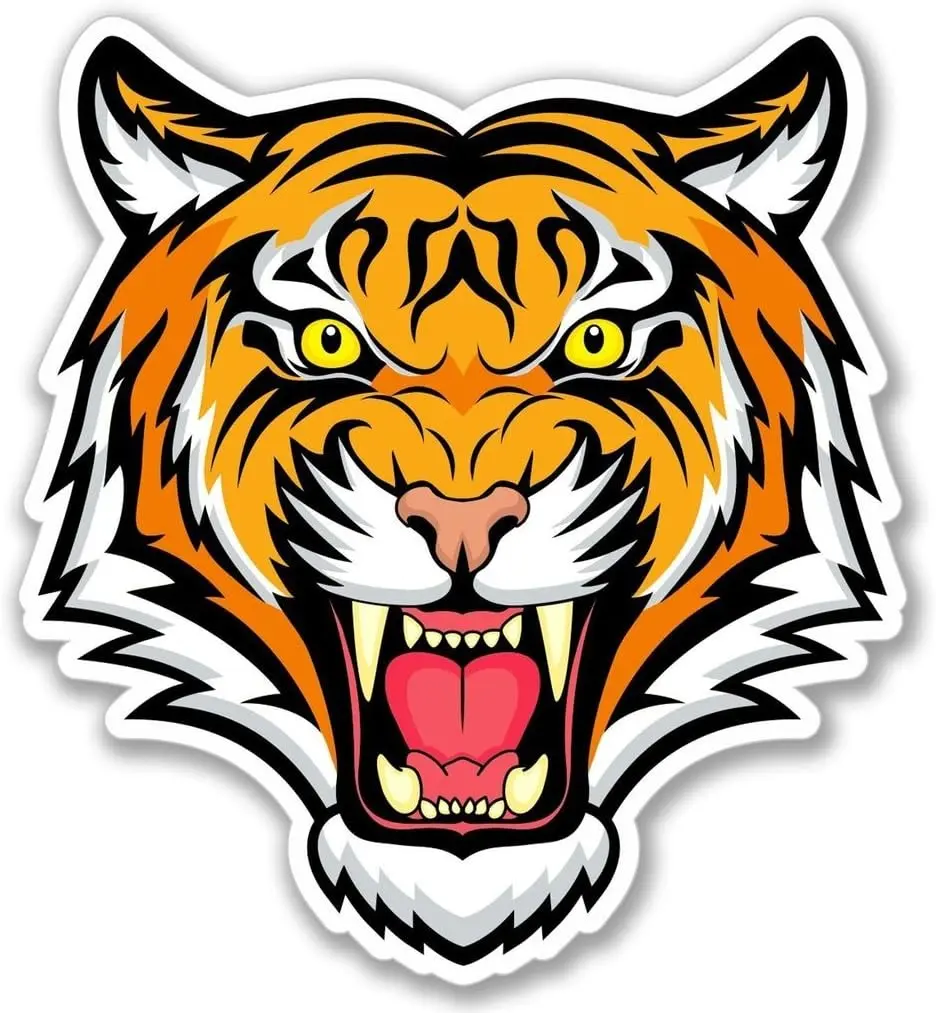 Tiger Vinyl Sticker Decal Tiger Vinyl Sticker Decal